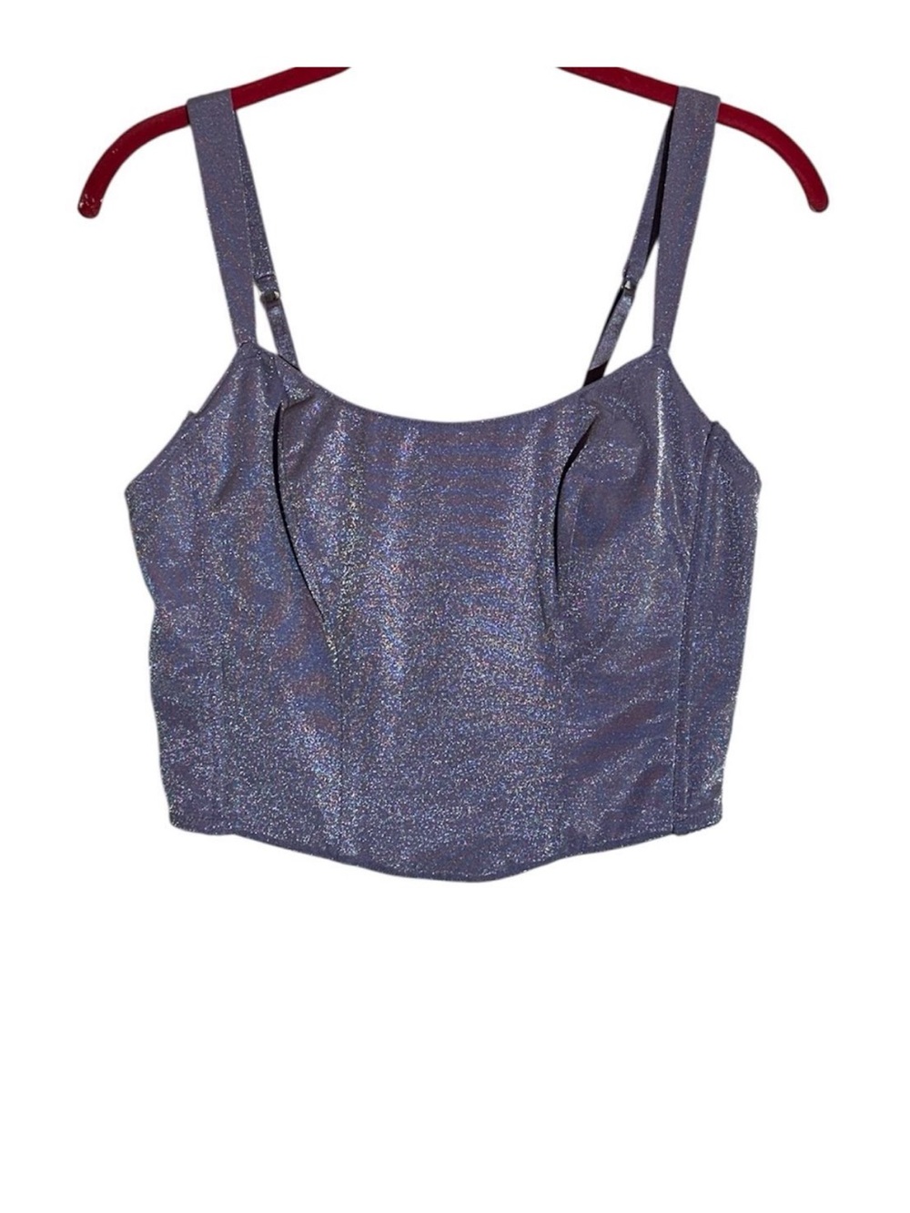 Victoria’s Secret Gold Label Purple Shimmer Corset Vintage 90’s Size 36 (L)